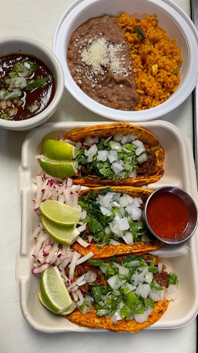 Tacos de Birria | No Puerco (organic jackfruit | gf) *