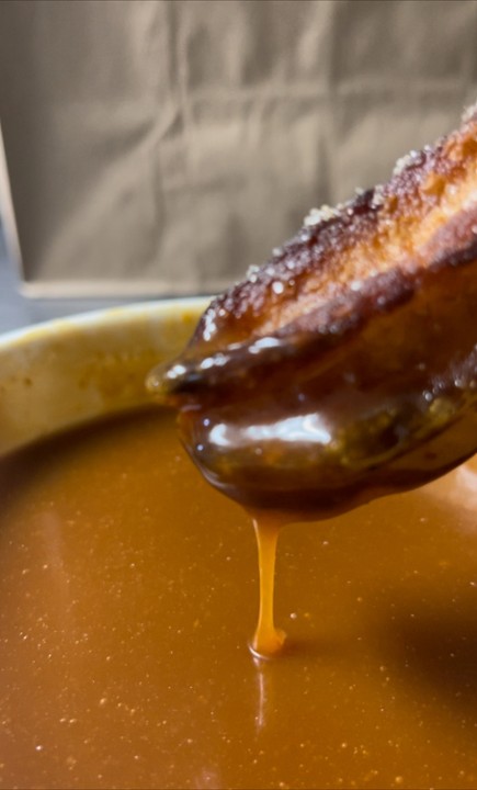 Churro Con Dulce de Leche | dipping sauce