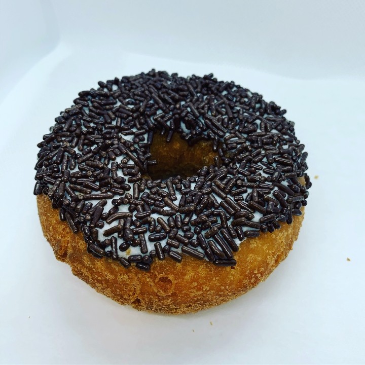 Cake Donut w/ Butter Cream and Chocolate Sprinkles