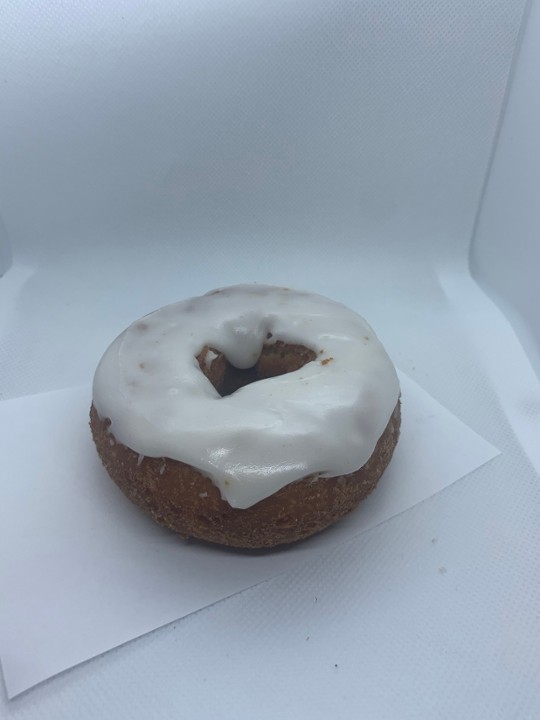 Cake Donut Topped with Vanilla Icing