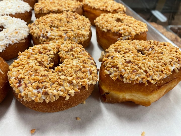 Cake Donut w/ Butter Cream and Peanuts