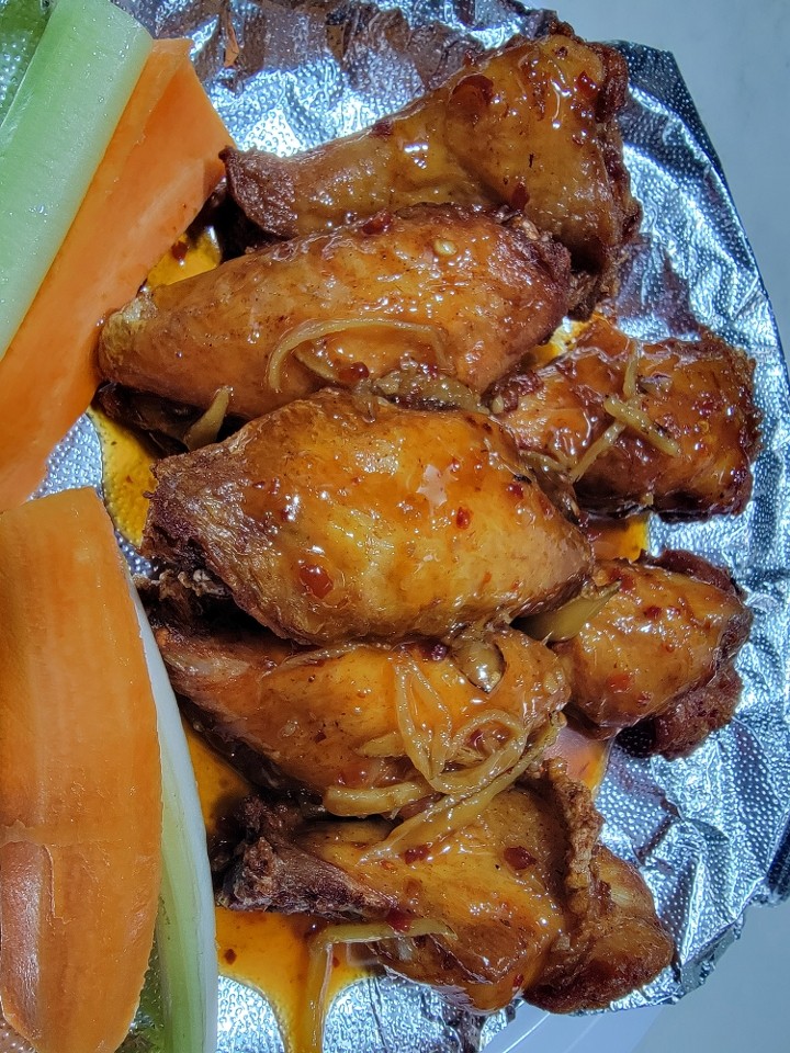 Spicy Ginger Chili wings