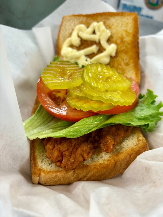 Spicy Chicken Fried Chicken Sandwich