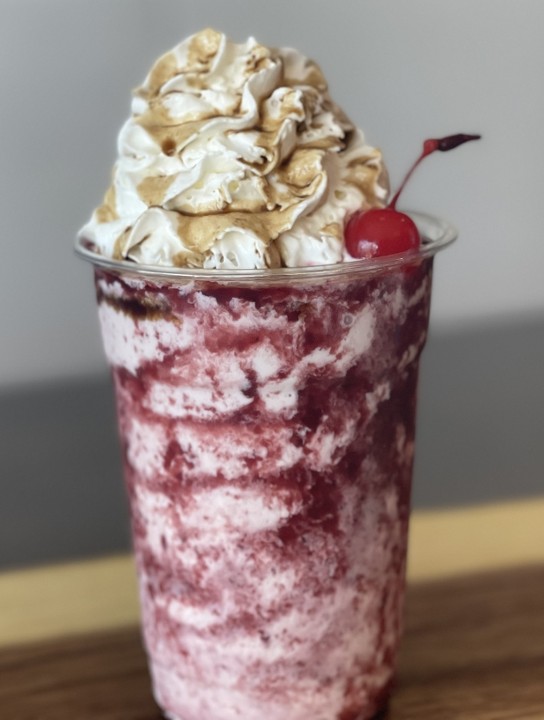 April- Black Cherry & Dr Pepper Shake