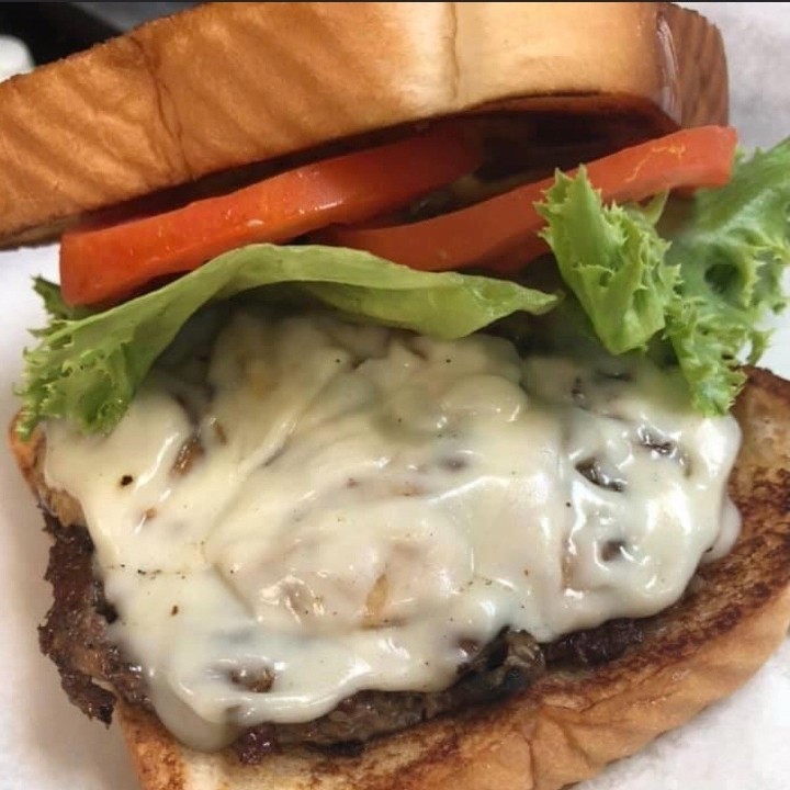 Mushroom Swiss Burger