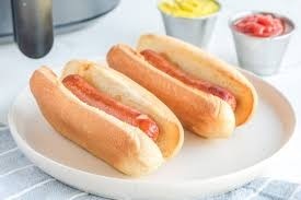 Twin Dogs with Diced Onion on Side