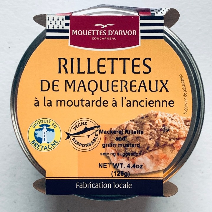 Les Mouettes d'Arvor - Mackerel rillettes w/ mustard Sauce