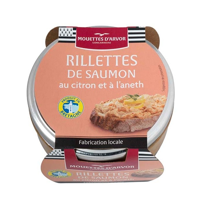 Les Mouettes d'Arvor - Salmon rillettes w/ lemon & dill