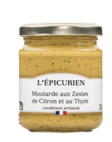 L'Epicurien - Lemon & Thyme mustard