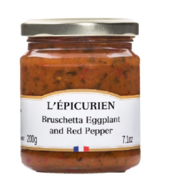 L'Epicurien Bruschetta Eggplant & Red Pepper