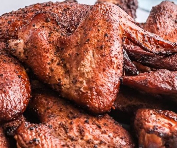 10 Smoked Wing Combo With One Sides