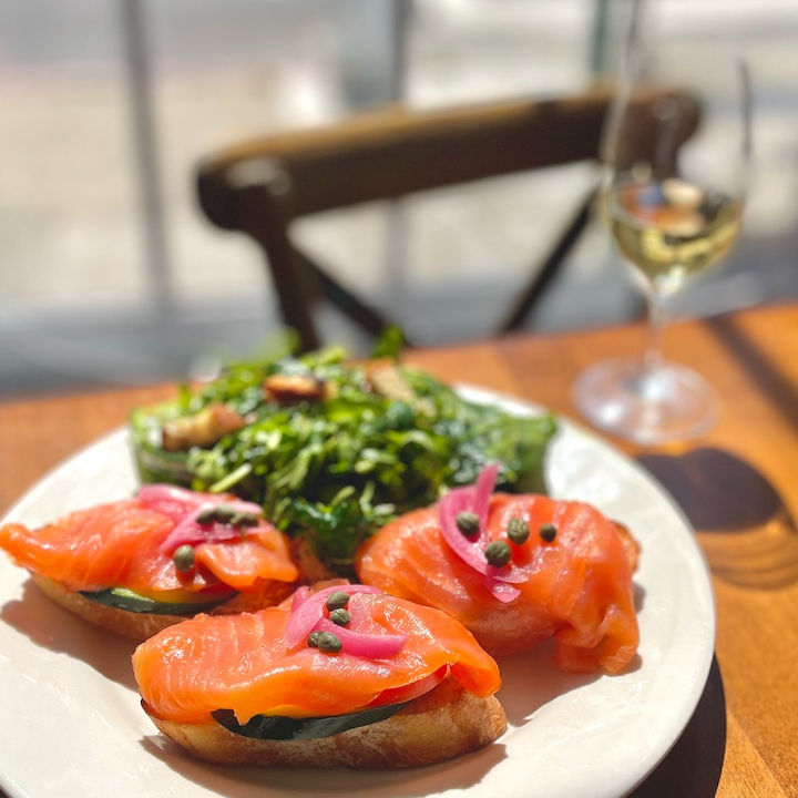 Lox Crostini