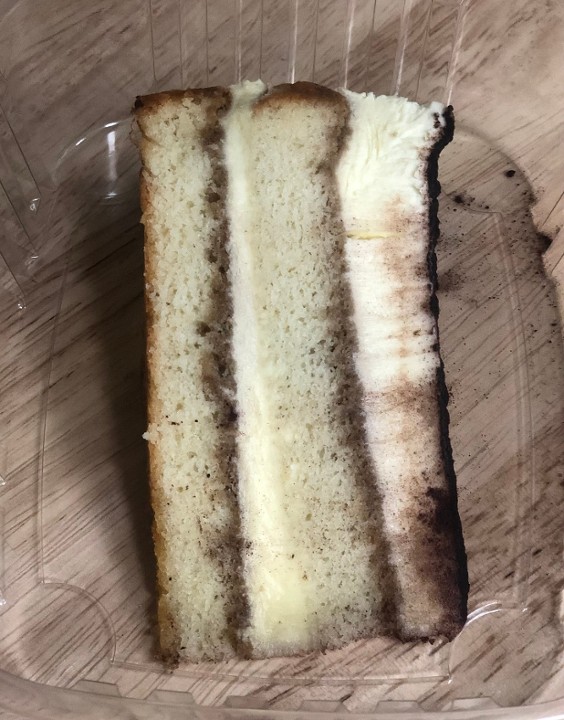 Tiramisu cake slice