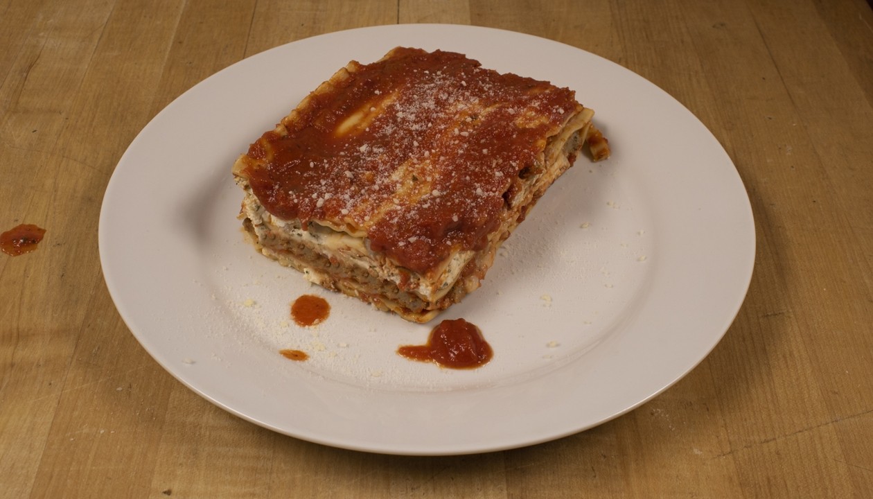 Meat Stuffed Lasagna Dinner with Meat Sauce