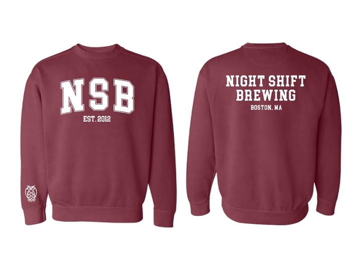 Varsity Crewneck, Crimson