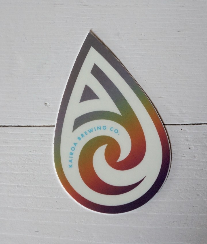 Teardrop Sticker - Rainbow