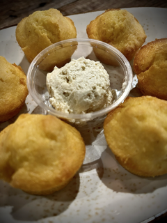 Cornbread muffins w/ honey butter