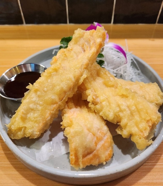 Salmon Tempura.