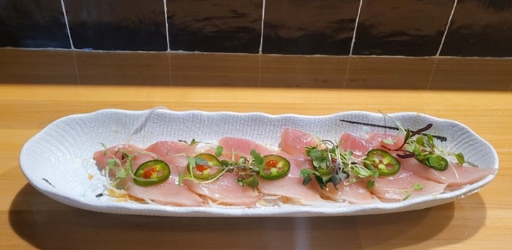 Yellowtail Carpaccio.