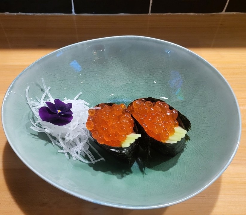 Salmon Egg Sushi.