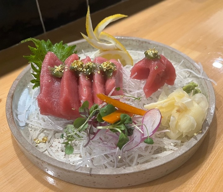 Bluefin Tuna Sashimi.