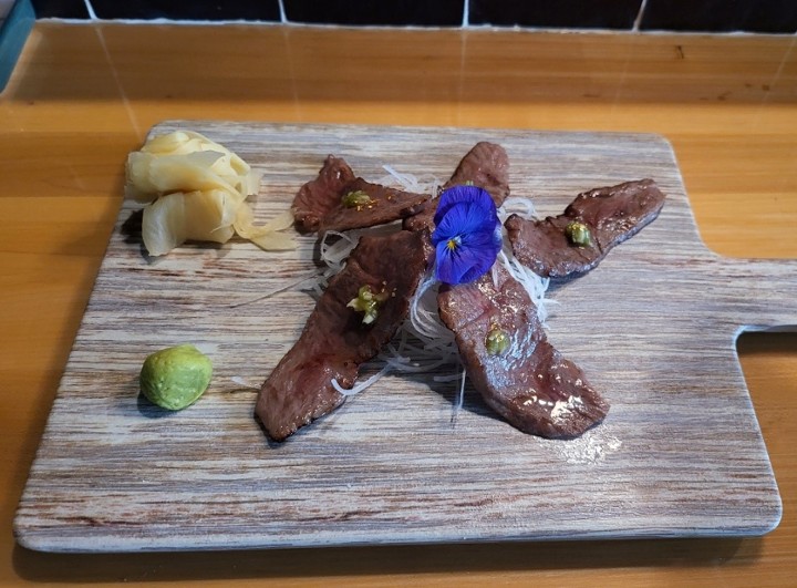 Wagyu Sashimi.