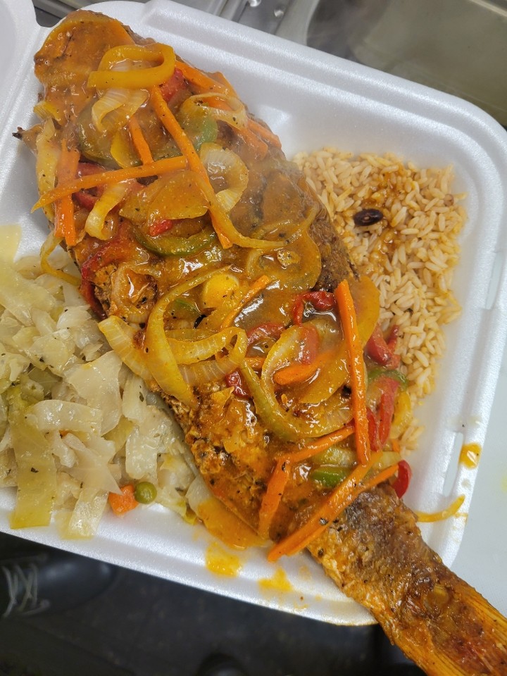 Brown Stew Red Snapper
