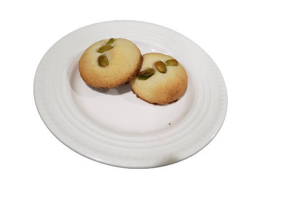 Ghoraybeh (Pistachio Butter Cookies)