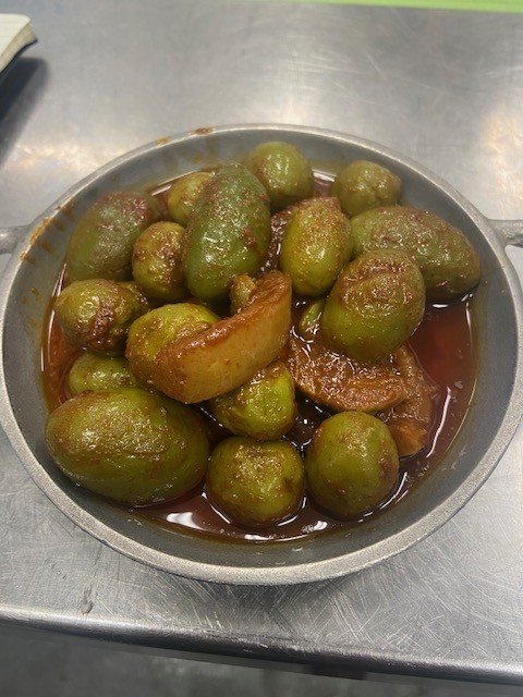Harissa Marinated Olives