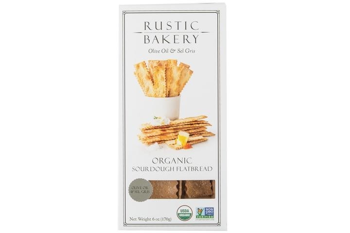 Rustic Bakery Olive Oil & Salt Sourdough Flatbread Crackers 6oz