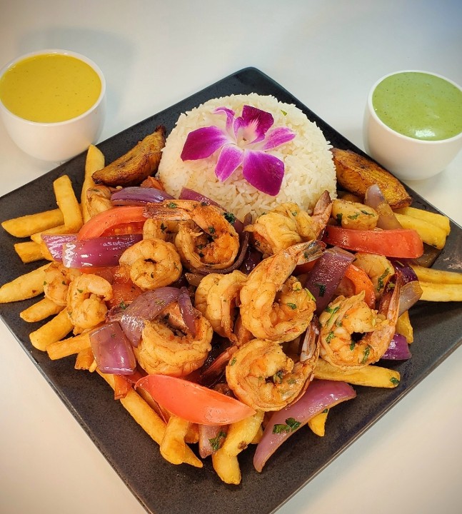 Shrimp Saltado