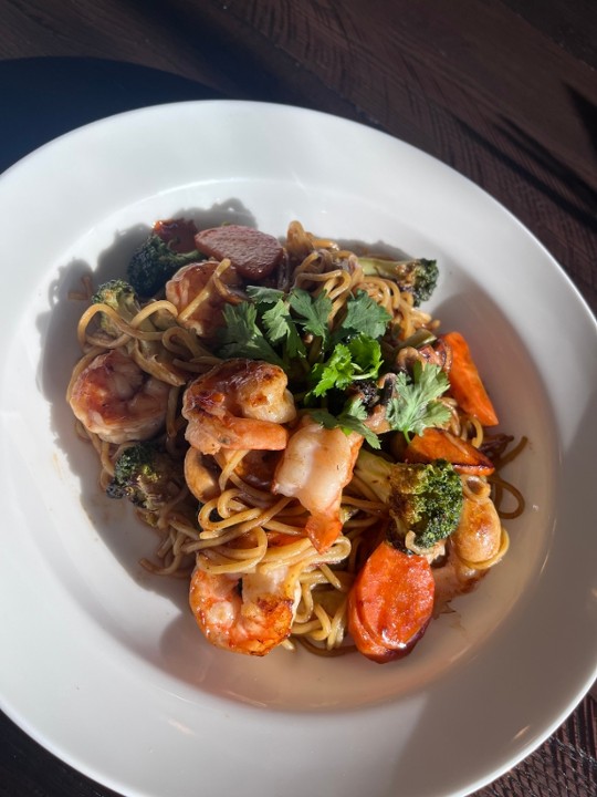 Shrimp Yakisoba Noodles