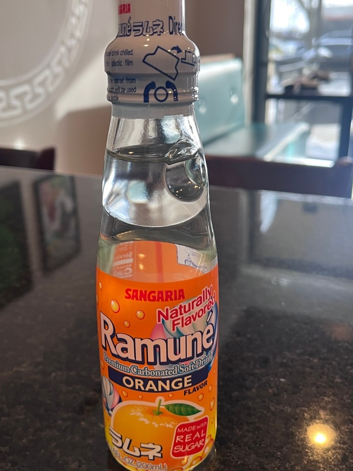Ramune Orange Bottle