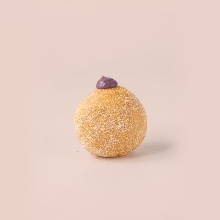 Taro Filled "Mochi" Donut