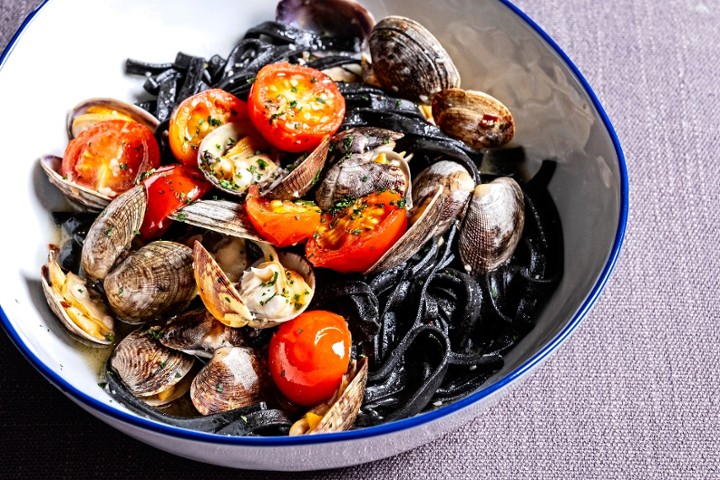 Squid Ink Linguine Vongole