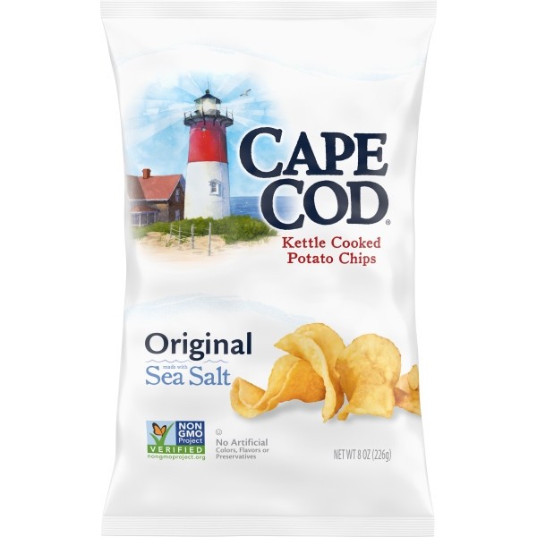 CAPE COD KETTLE CHIPS - Sea Salt