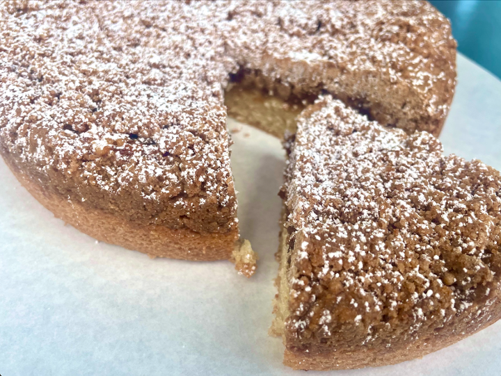 8" VEGAN CRUMB CAKE