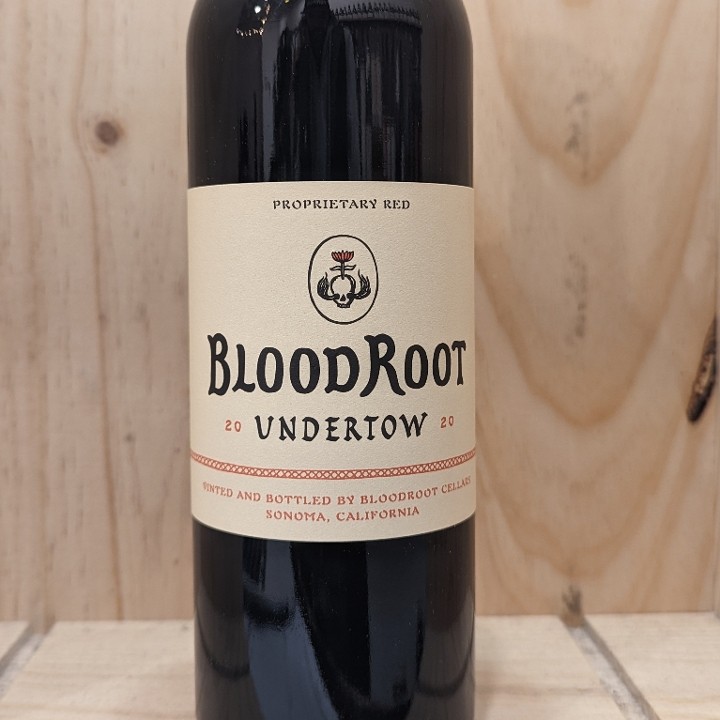 California: 2020 Blood Root Undertow Red Blend 750ml