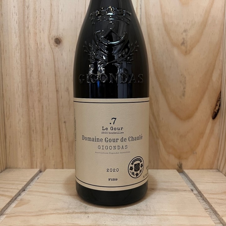 Rhone: 2020 Domaine Gour de Chaule Gigondas Le Gour 750ml