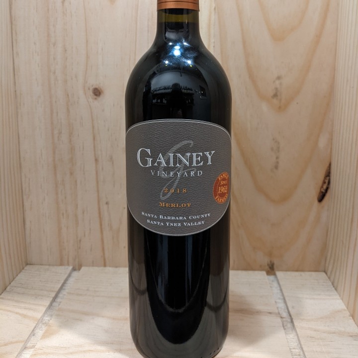 California: 2018 Gainey Vineyard Santa Ynez Valley Merlot 750ml