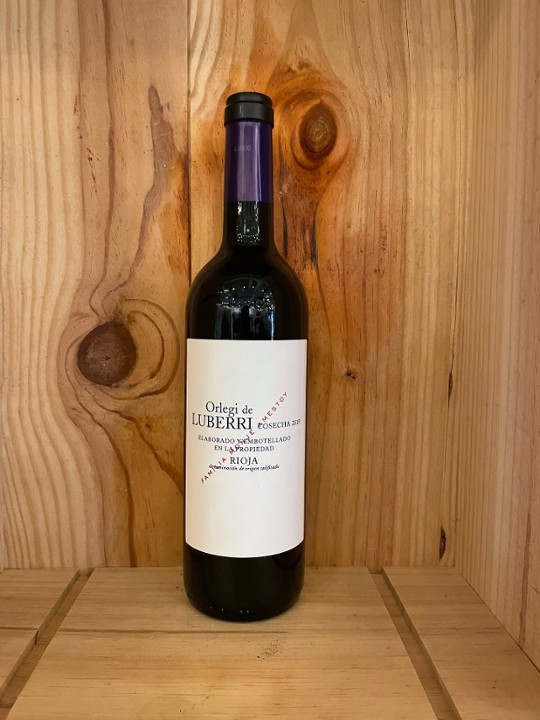 Rioja: 2022 Luberri Orlegi Rioja 750 ml