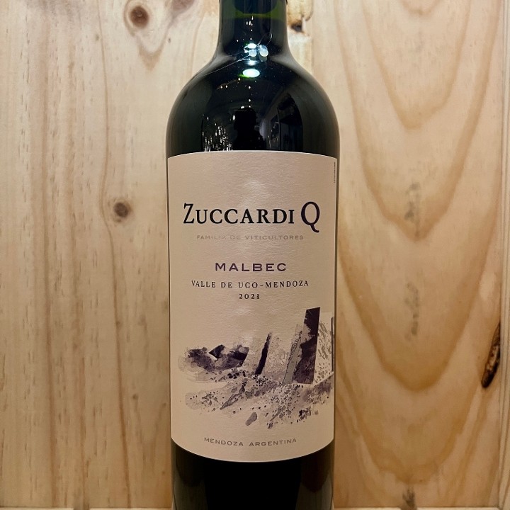 Mendoza: 2021 Zuccardi Malbec Q 750ml