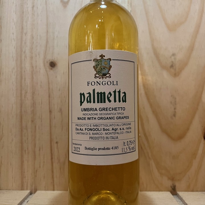 Umbria: 2022 Fongoli Palmetta Grechetto 750ml