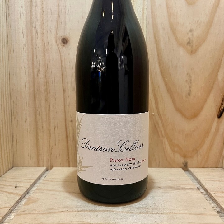 Oregon: 2019 Denison Cellars Pinot Noir Bjornson Vineyard 750ml