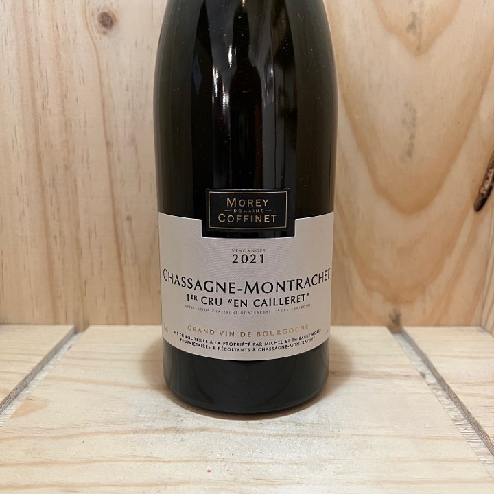 Burgundy: 2021 Domaine Morey-Coffinet Chassagne-Montrachet 1er Cru En Cailleret 750ml