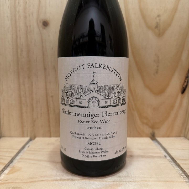 Mosel: 2021 Hofgut Falkenstein Niedermenniger Herrenberg Rotwein Trocken 750ml