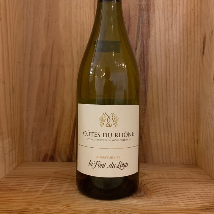 Rhone: 2022 La Font Du Loup Cotes Du Rhone Blanc 750ml