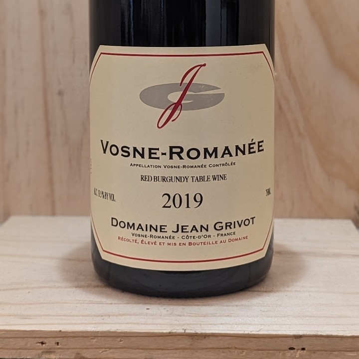 Burgundy: 2019 Domaine Jean Grivot Vosne-Romanee 750ml