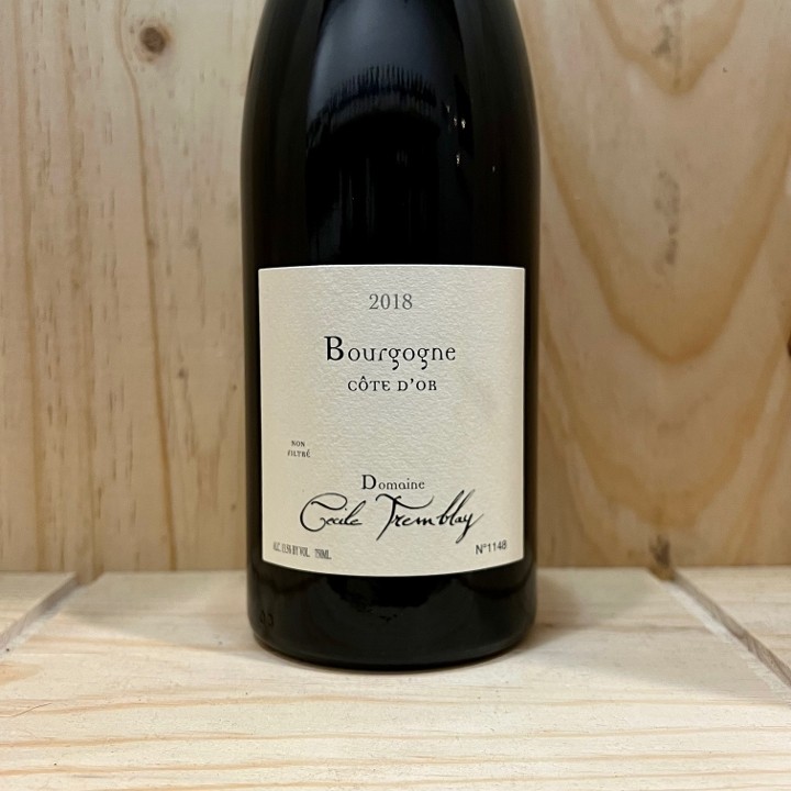 Burgundy: 2020 Cecile Tremblay Bourgogne Cote d'Or Rouge 750ml