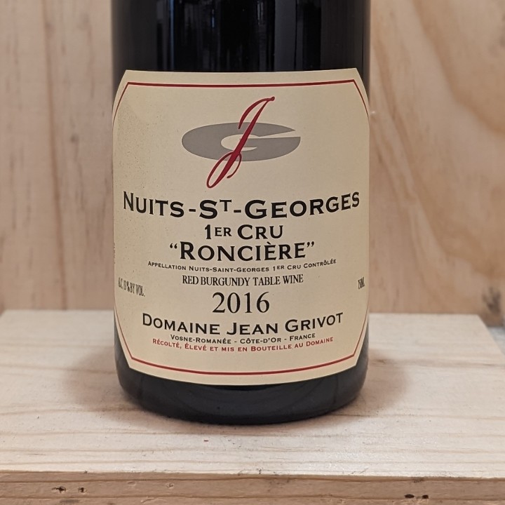 Burgundy: 2016 Domaine Jean Grivot Nuits-Saint-Georges 1er Cru Ronciere 750ml
